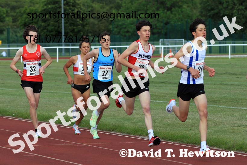 The 1500 metres, 2022 BMC Chester le Street. Photo: David T. Hewitson/Sports for All Pics